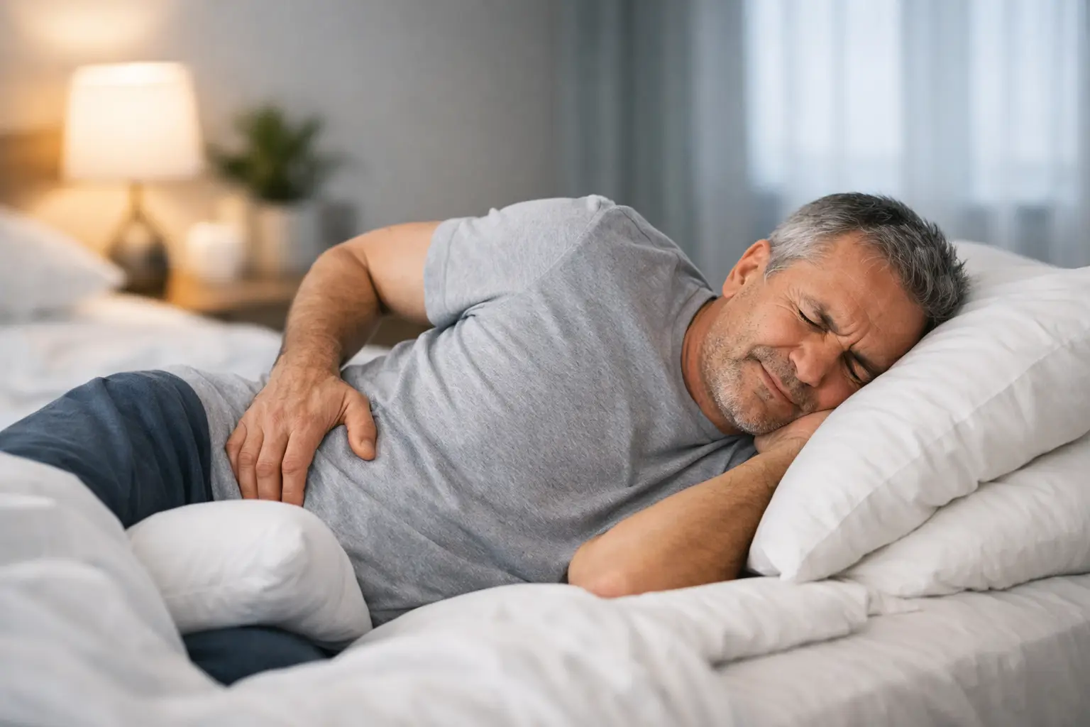 Como dormir com dor lombar sem piorar a crise
