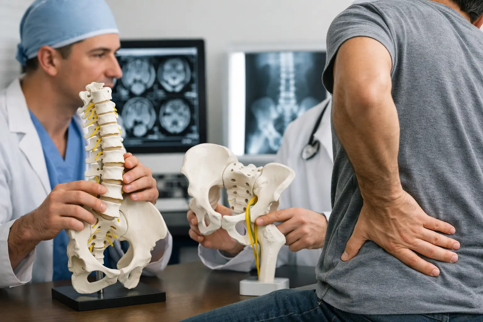 Neurocirurgião ou ortopedista para ciática?