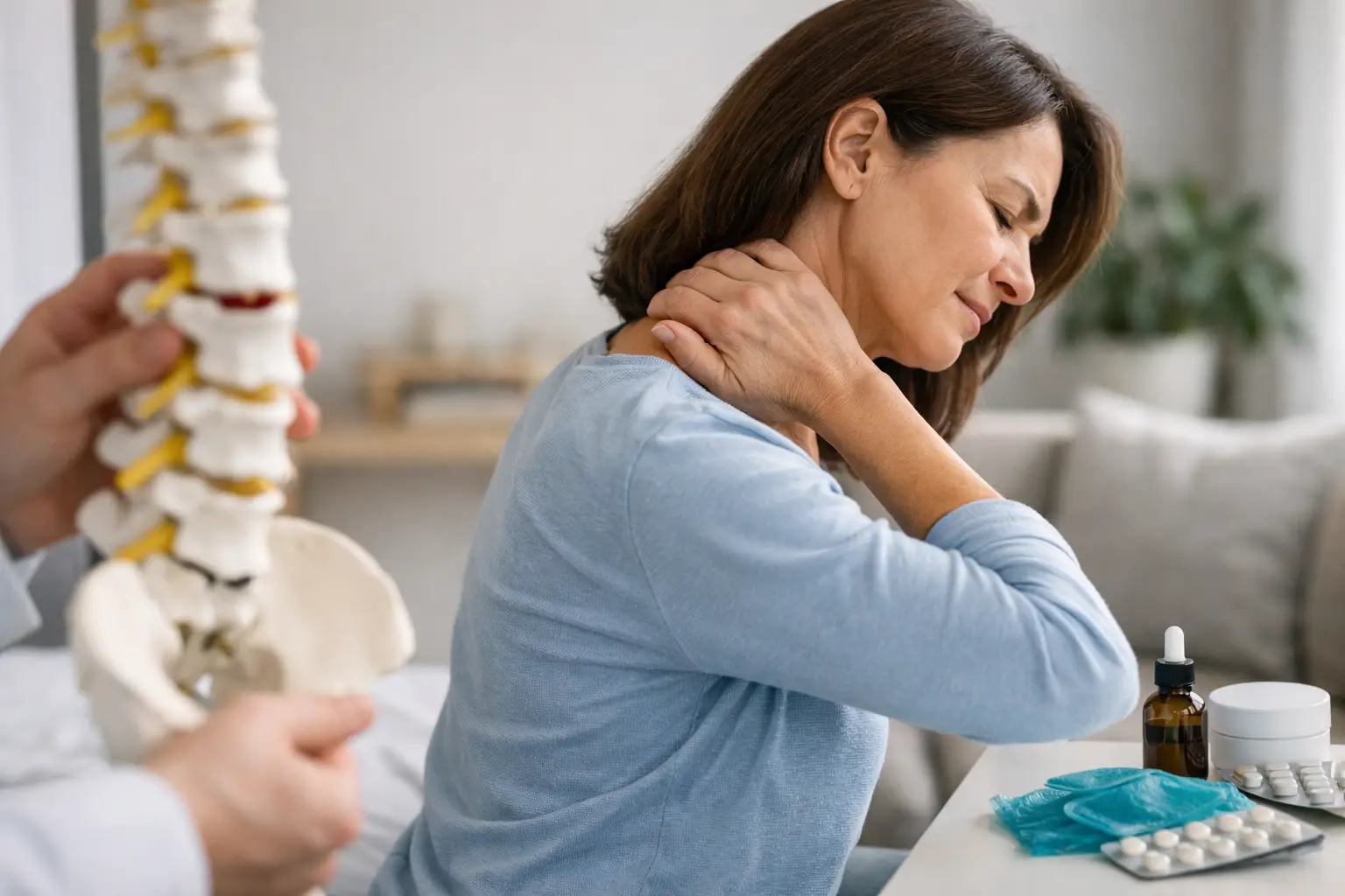Como controlar dor cervical crônica com segurança