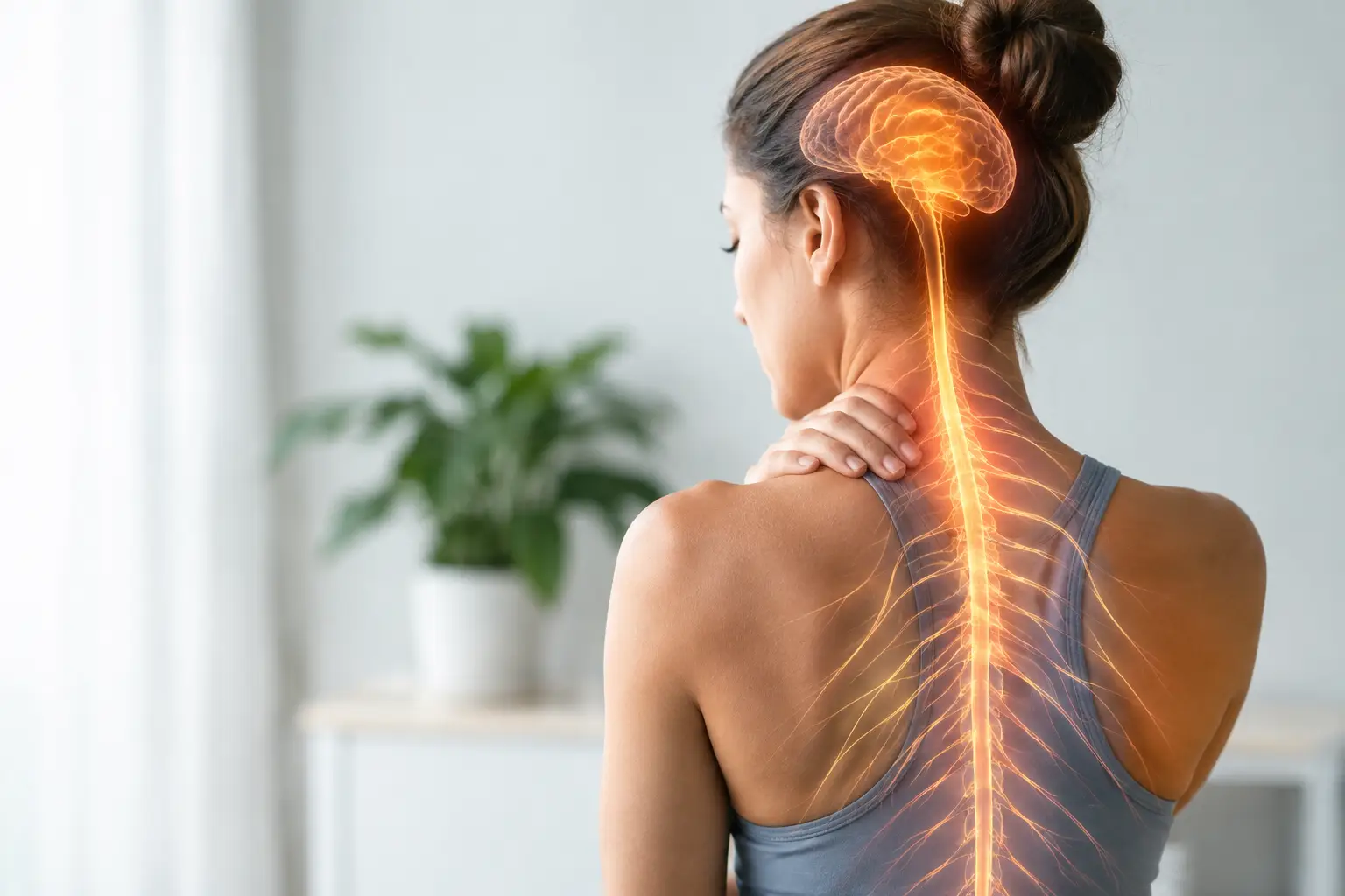 Sinais de sensibilização central no corpo